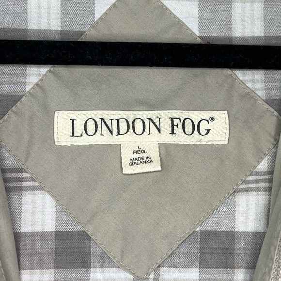 London Fog Tan Jacket Size L - Picture 3 of 5